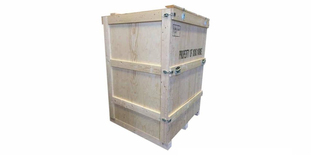 Houten kist of krat op maat product afbeelding