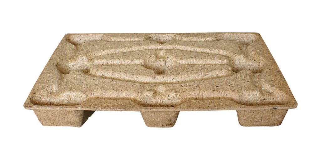 Wood fiber pallet 80X120cm, reconditioned product image