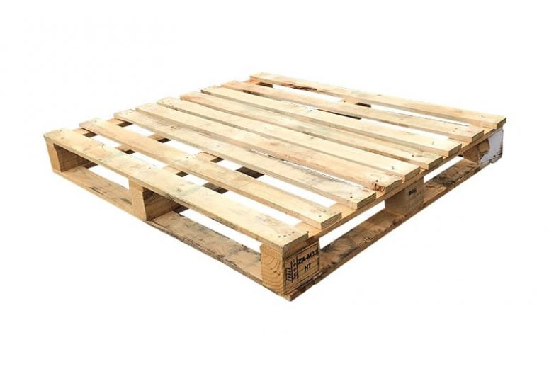 KLM Pallet blokpallet 100x120 omlopend