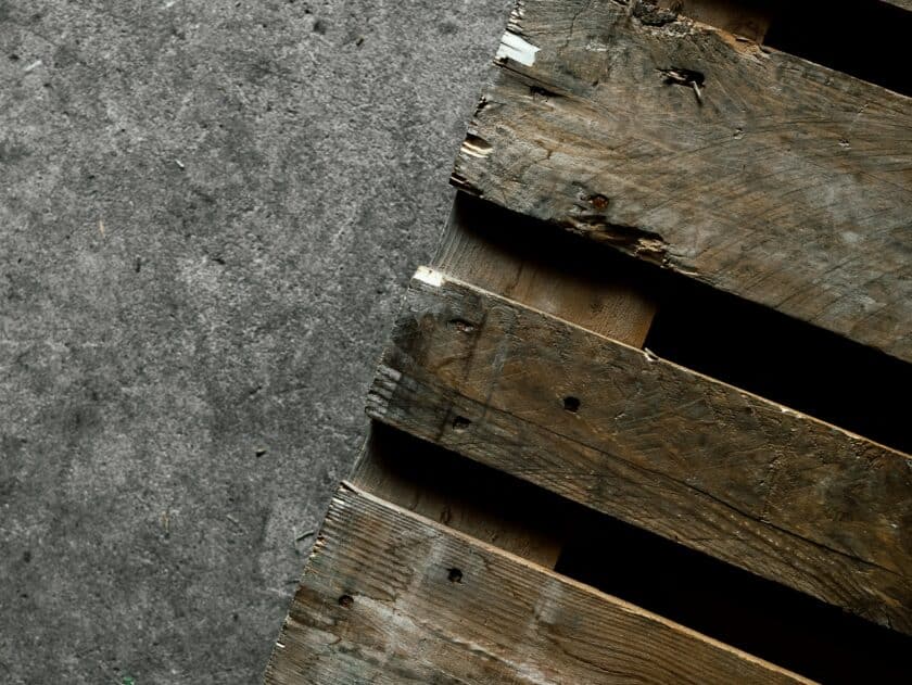 slechte kwaliteit pallets