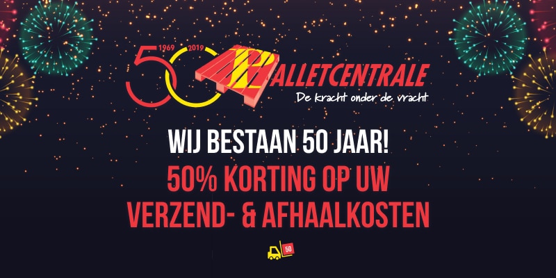 Palletcentrale bestaat 50 jaar