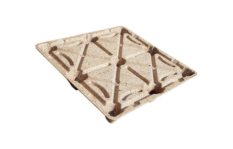 Wood fiber pallet 110X110cm, reconditioned product image