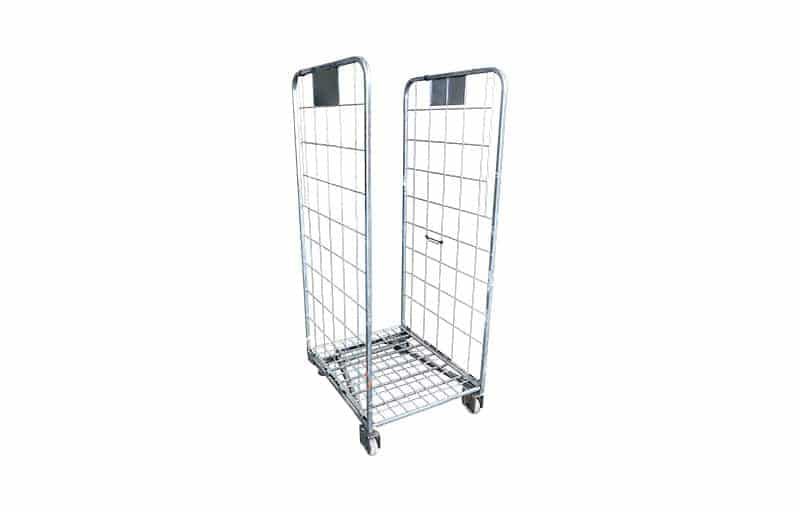 2 sided roll container, nestable, used product image