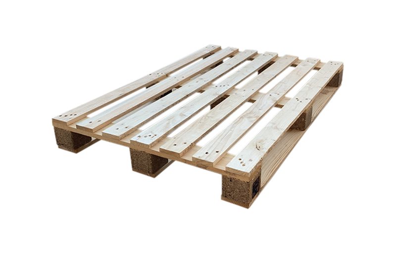 Blokpallet open halfzwaar 80x120cm, nieuw product afbeelding