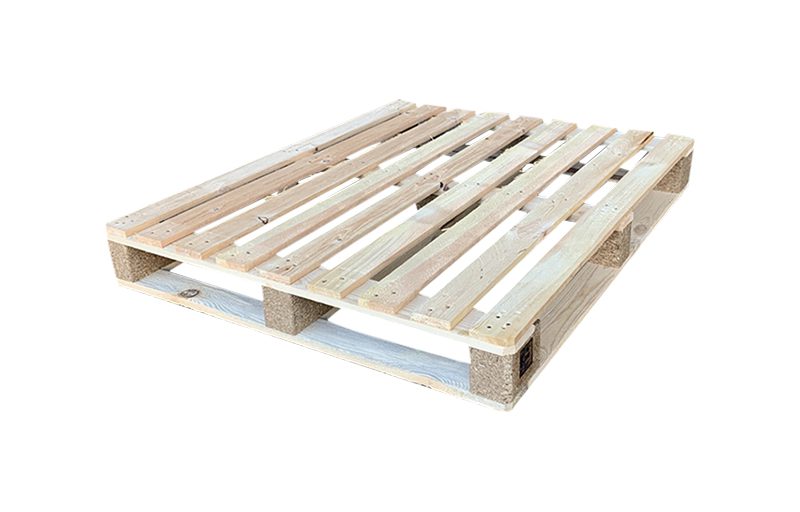 Blokpallet omlopend zwaar 100x120cm, nieuw product afbeelding