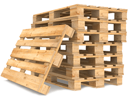 blok pallets stapel