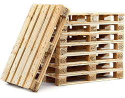 Euro pallets stapel