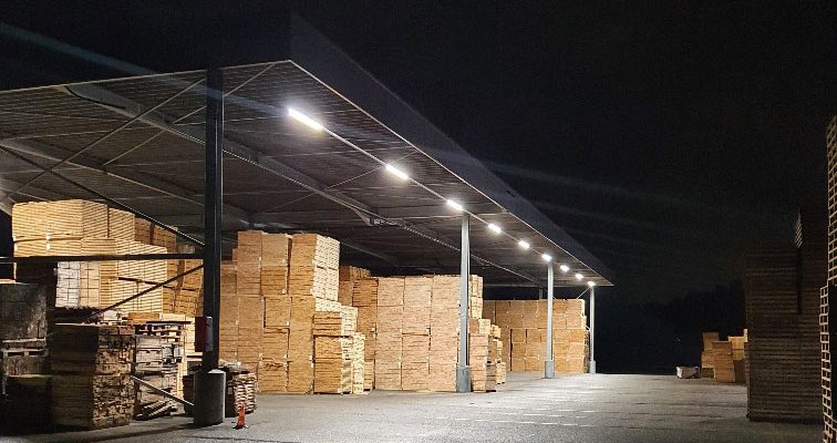 LED Verlicht palletcentrale productie 1