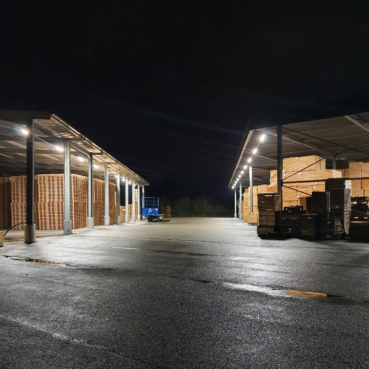 LED Verlicht palletcentrale productie 2