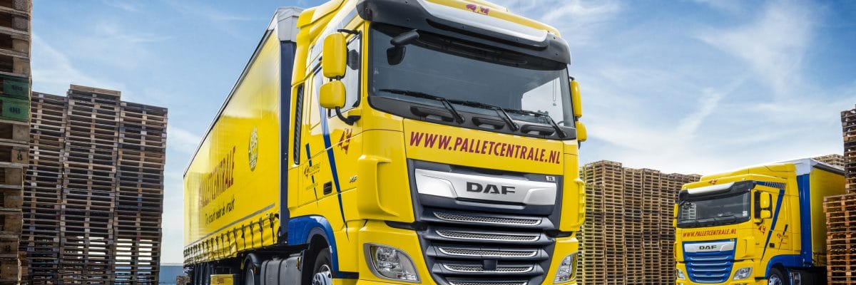 Vrachtwagen Palletcentrale