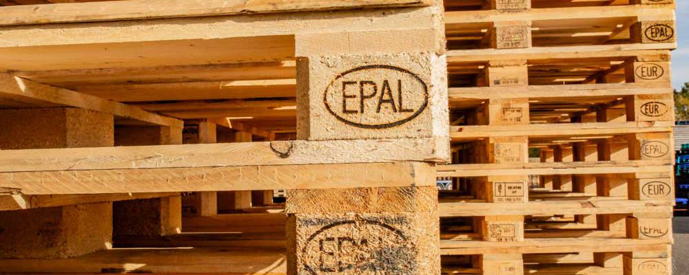 Europallets op stapel -palletdeal