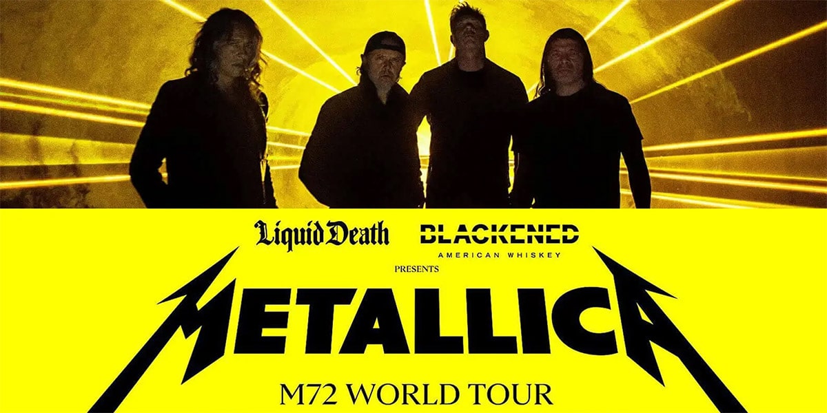 Metallica concert 2023 banner