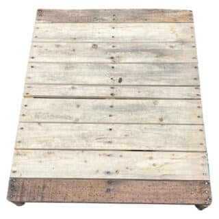 Balkpallet zwaar 80x100cm, gebruikt bovenzijde