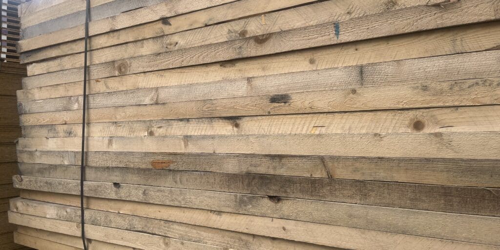 Houten stuwbalken 5x10x240cm, gebruikt product afbeelding