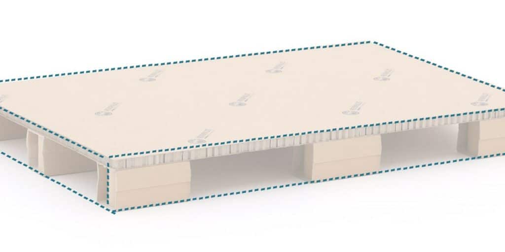 Kartonnen pallet op maat product afbeelding