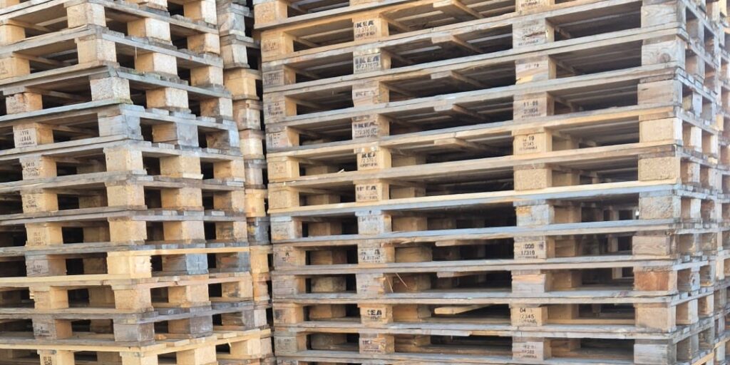 Ikea blokpallet 80x200cm, gebruikt product afbeelding