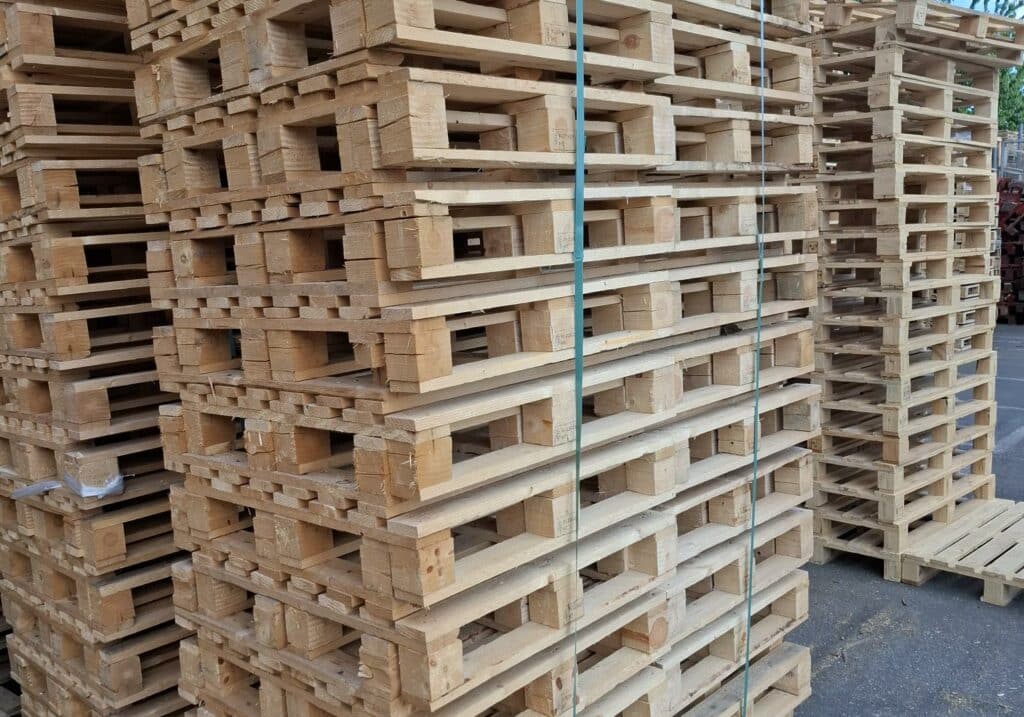 100692 - Blokpallet open 75x75cm, gebruikt
