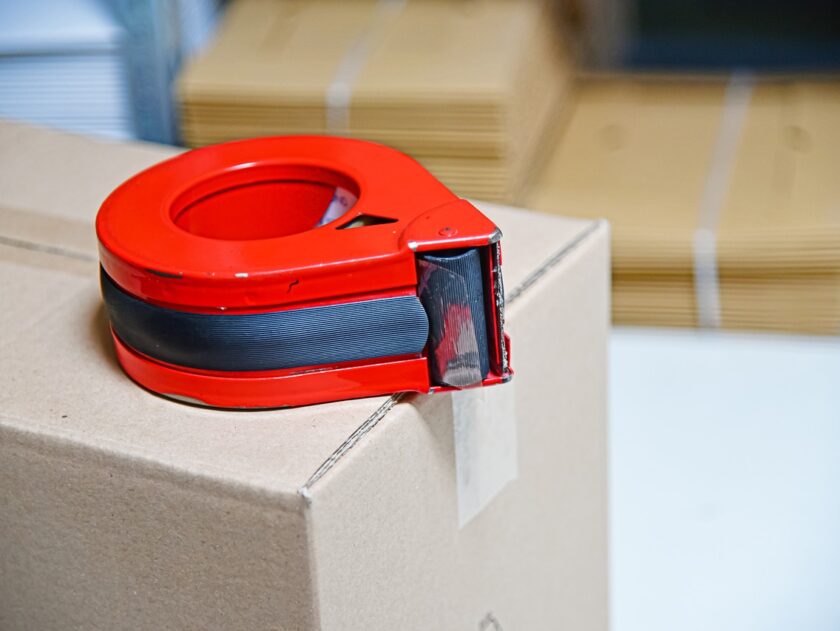 soorten pallet dozen met ductape