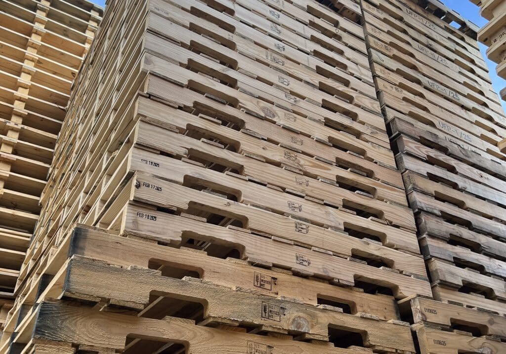 WEB-STAB-042 - Balkpallet Mixpartij L127 x B107-112, gebruikt