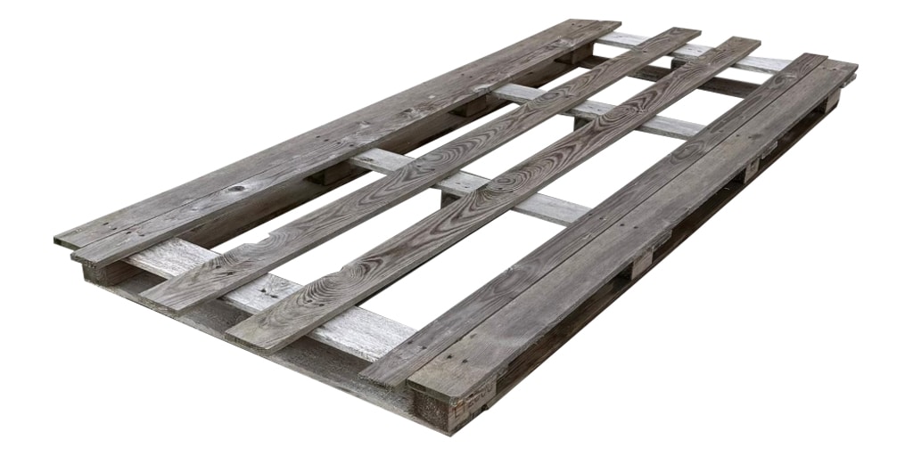 Blokpallet met vleugel 94x226cm, nieuw product afbeelding