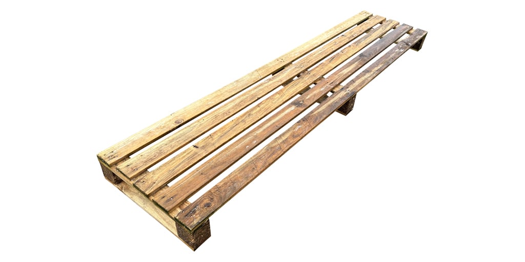 Partij Blokpallets (15 stuks) 48x206cm, 1e keus product afbeelding