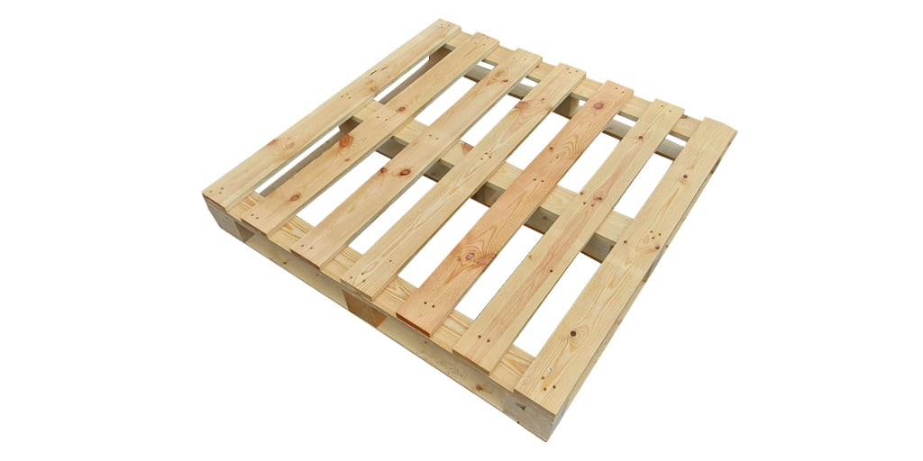 Blokpallet omlopend 113x114cm, nieuw product afbeelding