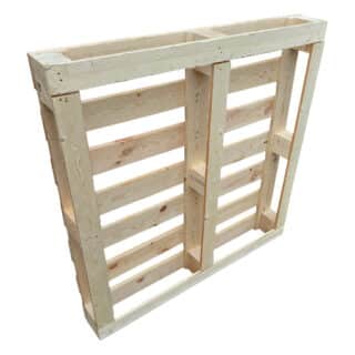 Blokpallet omlopend 113x114cm, nieuw