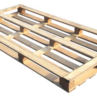 Blokpallet omlopend 115x234cm, gebruikt