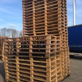 Blokpallet omlopend 115x234cm, gebruikt