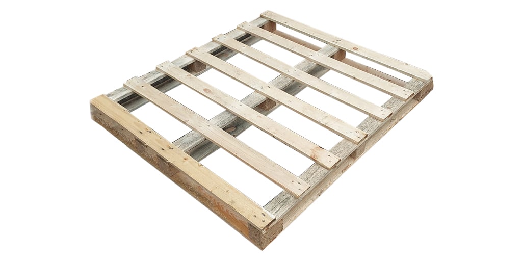 Blokpallet omlopend 120x133cm, nieuw product afbeelding