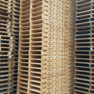 Balkpallet zwaar dubbeldeks 110x130cm, nieuw