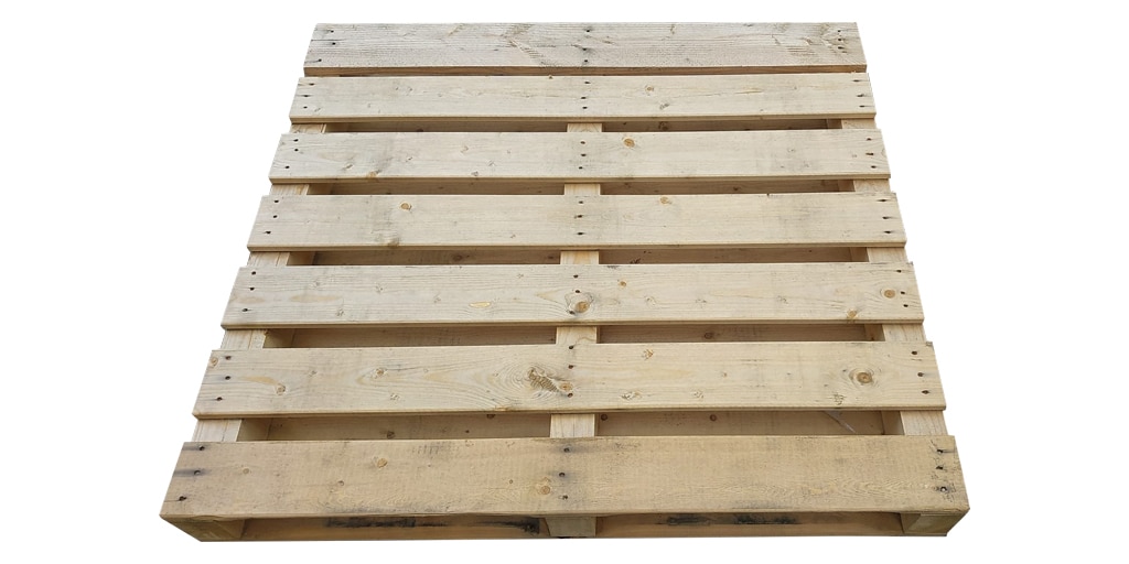 Balkpallet zwaar dubbeldeks 110x130cm, nieuw product afbeelding