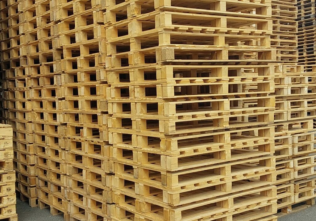 Blokpallet halfzwaar 100x140cm, nieuw